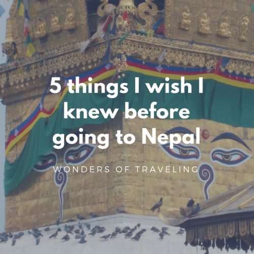 5 things I wish I knew before going to Nepal