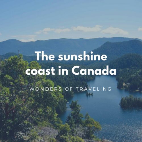 Sunshine coast in Canada