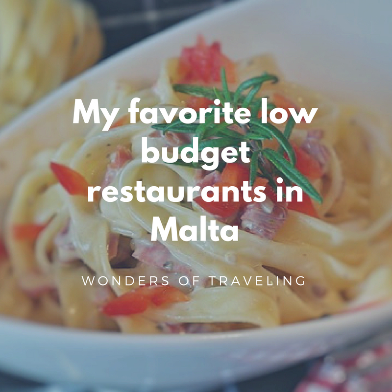 Low budget restaurants in Malta